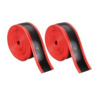 sourcing map 2pcs Bike Tire Liners 23c TPU Road Bicycle Tube Flats Self-Adhesive Protector Puncture Free for 700c 20-23c, Red