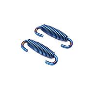 sourcing map 2pcs Blue Motorcycle Exhaust Muffler Deadener Springs Strainer