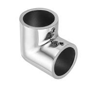 sourcing map 2pcs Boat Handrail Fitting, 2-Way Elbow Pipe Connector Marine Grade 316 Stainless Steel Pipe Fitting Connector 2.7mm for 1-3/16" OD Tube Shelves Display Racks