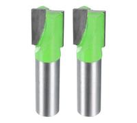 sourcing map 2pcs Bottom Cleaning Router Bits 1/2" Shank Carbide Tipped Spoilboard Surfacing Planing CNC Mortising Bit for Slab Flattening Woodworking, 5/8" (16mm) Dia 25/32" (20mm) Depth