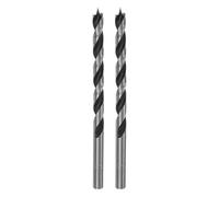 sourcing map 2pcs Brad Point Drill Bits 4.5mm(11/64") Dia Straight Round Shank Drill Metric Brad Point 2.4" Drilling Depth Spiral Twist Drill Bits for Carpenter Woodworking Plastic Rubber