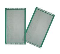 sourcing map 2Pcs Breadboard Solderable 250mm x 130mm Green Circuit PCB Board Double Sided Tin-Plated PCB Prototype Board for Electronics Prototyping, DIY Circuits Projects