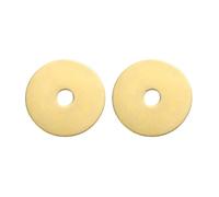sourcing map 2pcs Cabinet Knob Backplate, 1.18 Inch Round Shape Brass Backplate Washers Classical Furniture Decoration Gasket for Cabinet Drawer Cupboard Doors Hardware