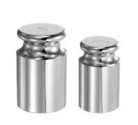 sourcing map 2pcs Calibration Weight Set 200g 1kg M1 Precision Chrome Plated Steel for Digital Balance Scales