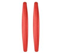 sourcing map 2pcs Car Bumper Guard Strip Anti-Collision Anti-Scratch Bumper Protector Trim Universal Front and Rear Bumper Guard for Cars SUV Pickup Truck, Red