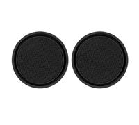 sourcing map 2pcs Car Cup Coasters Universal PVC Car Cup Mats Non-Slip Cup Holder Insert Coasters Car Interior Accessories, Black
