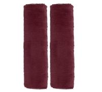 sourcing map 2pcs Car Seat Belt Pad Soft Fiber Seatbelt Shoulder Strap Covers Comfortable Driving Cushion Universal Car Accessories for Car, Burgundy