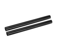sourcing map 2Pcs Carbon Fiber Tubes 37 x 40 x 500mm Plain Weave Glossy Surface Rod 3K Roll Wrapped Carbon Round Tubing for RC Airplane Quadcopter Multicopter