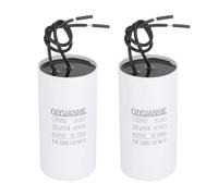 sourcing map 2pcs CBB60 Capacitor, 35uF 450V Run Round Start Capacitor for Water Pump AC Electric Motor HVAC Compressor Generator Air Condenser