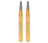 sourcing map 2pcs Center Punch 4mm(1/6") 100mm Length Metric Non-marring Alloy Steel Cylindrical Alignment Punch Drive Pin Tools for Automotive Watch Repair Jewelry Craft