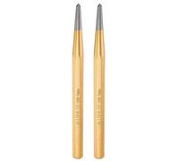 sourcing map 2pcs Center Punch 4mm(1/6") 150mm Length Metric Non-marring Alloy Steel Cylindrical Alignment Punch Drive Pin Tools for Automotive Watch Repair Jewelry Craft