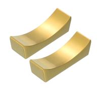 sourcing map 2pcs Chopstick Rest, 304 Stainless Steel Chopsticks Holder 2.32" x 0.7" x 0.74", Household Tableware Kitchen Tools for Spoon Fork Teaspoon Dining Tool Rest, Gold