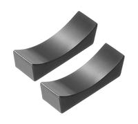 sourcing map 2pcs Chopstick Rest, 304 Stainless Steel Chopsticks Holder 2.32" x 0.7" x 0.74", Household Tableware Kitchen Tools for Spoon Fork Teaspoon Dining Tool Rest, Black