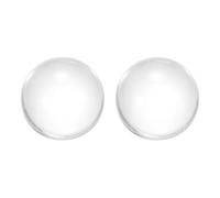 sourcing map 2pcs Clear Acrylic Contact Juggling Ball 1"- 25mm Clear