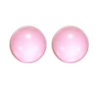 sourcing map 2pcs Clear Acrylic Contact Juggling Ball 1"- 25mm Pink