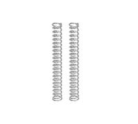 sourcing map 2Pcs Compression Springs, 0.3mm Wire Diameter x 2mm OD x 15mm Length 304 Stainless Steel Extension Spring Ballpoint Pen Pressure Springs for Shop Home Repairs, Silver