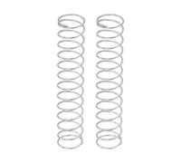 sourcing map 2Pcs Compression Springs, 1mm Wire Diameter x 15mm OD x 80mm Length 304 Stainless Steel Extension Spring Ballpoint Pen Pressure Springs for Shop Home Repairs, Silver