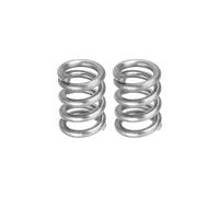 sourcing map 2Pcs Compression Springs, 1mm Wire Diameter x 6mm OD x 10mm Length 304 Stainless Steel Extension Spring Ballpoint Pen Pressure Springs for Shop Home Repairs, Silver