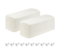 sourcing map 2Pcs Couch Arm Covers, Stretch Sofa Armrest Cover with Twist Pins Scratch-Resistant Sofa Arm Protectors for Chairs Sofas Couch Armchair (19.6"- 21.6" Length, Cream)