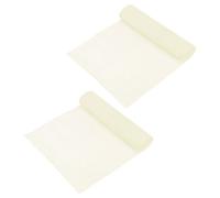 sourcing map 2Pcs Crepe Paper Roll, 98 x 10 Inch Wide 70g Crepe Sheets Streamer Flower for DIY Gift Flower Wrapping Crafts Birthday Wedding, White