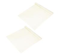 sourcing map 2Pcs Crepe Paper Roll, 98 x 19 Inch Wide 140g Thickened Crepe Sheets Streamer Flower for DIY Gift Flower Wrapping Crafts Birthday Wedding, White