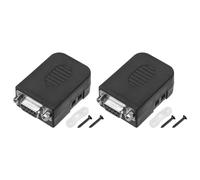 sourcing map 2pcs D-sub DB9 Breakout Board Connector 9-pin Female RS232 Serial Adapter Solderless Terminal Block for CNC Controller Motor Computer