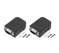 sourcing map 2pcs D-sub DB9 Breakout Board Connector 9-pin Male RS232 Serial Adapter Solderless Terminal Block for CNC Controller Motor Computer