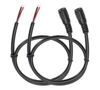 sourcing map 2pcs DC Power Pigtails Cable, 5.5mm x 2.1mm Female Barrel Plug Connector to Bare Wire Open End 50cm for PC Laptop Toys Cellphone Electronic Devices