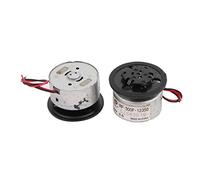 sourcing map 2Pcs DC3.0V 3500-5000RPM 2Terminals Connector DVD Drive Micro Motor W Black Tray