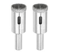sourcing map 2pcs Diamond Drill Bits 16mm Serrated Hollow Core Hole Saw for Glass Ceramic Porcelain Tile Marble Stone