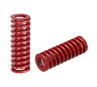 sourcing map 2pcs Die Spring 5/8" OD x 1.75" Free Length Alloy Steel SMH3007 Compression Mould Spring US Standard for Industrial Metal Stamping Punch Press Die Mould, Red