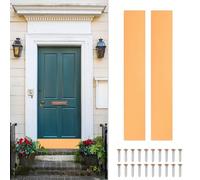 sourcing map 2pcs Door Kick Plate, 6x34 Inches Kick Plate Door Plate,Gold | Anodized Aluminum Kick Plate Door Plate, 1.5mm (1/16 Inch) Thickness, for Exterior Front Door or Back Door