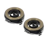 sourcing map 2Pcs Drill Press Return Spring, 40 x 10 x 0.8 mm Coil Spring Assembly Steel Chemical Blackening Finish for Various Vacuum Volume Cleaner Coil Systems