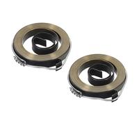sourcing map 2Pcs Drill Press Return Spring, 49 x 8 x 0.7 mm Coil Spring Assembly Steel Chemical Blackening Finish for Various Vacuum Volume Cleaner Coil Systems