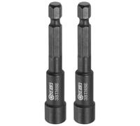 sourcing map 2pcs E8 E-Torx Nut Driver 1/4" Hex Shank Spline Bit