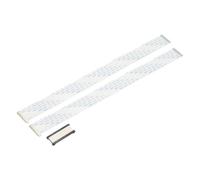 sourcing map 2Pcs EDP Wire FFC Flexible Flat Cable with Extend Adapter 40 Pins 0.5mm Pitch 250mm B-Type for LCD TV, DVD Player, Car Audio