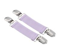 sourcing map 2Pcs Elastic Hat Clips, Travel Mitten Clip Dress Back Cinch Clips for Women Shawl Cardigan Collar Sweater Scarf, Purple