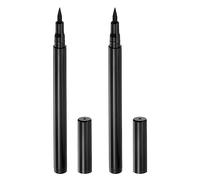 sourcing map 2pcs Fabric Markers Permanent Dye Paint Textile Marker Pens Fine Tip 2 Colors for DIY Clothes Shoe, Dark Green, Black