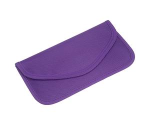 sourcing map 2Pcs Faraday Bag, RFID Signal Blocking Pouch Wallet 7.87 Inch Anti-Tracking Anti-Theft Anti-Spying for Phone and Key Fob, Purple