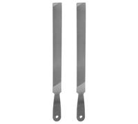 sourcing map 2pcs Farmers Own Files 10 Inch High Carbon Steel Single Cut Flat Hand Rasp File for Deburring and Removing Material