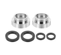 sourcing map 2Pcs Faucet Aerator Adapter, M26 Female to M22 Male with Washer, 13mm Length