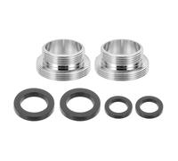 sourcing map 2Pcs Faucet Aerator Adapter, M28 Male to M22 Male with Washer, 13mm Length