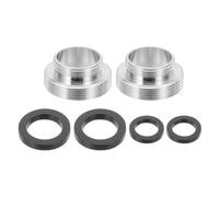 sourcing map 2Pcs Faucet Aerator Adapter, M30 Male to M22 Male with Washer, 14mm Length