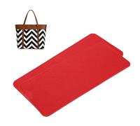 sourcing map 2pcs Felt Base Shaper, 12.01x5.12" Bag Bottom Insert Base Shaper Pad Chemical Fiber Felt Purse Liner for Handbag Tote Bag Backpack, Red
