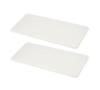 sourcing map 2Pcs Felt Base Shaper, 12 x 6 Inch Rectangle Handbag Bottom Shaper Pad Bag Liner Board Insert Arc Corner for Purse Tote Crossbody Bag Backpack, White