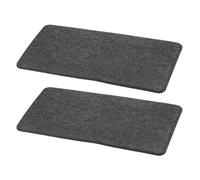 sourcing map 2Pcs Felt Base Shaper, 12 x 6 Inch Rectangle Handbag Bottom Shaper Pad Bag Liner Board Insert Arc Corner for Purse Tote Crossbody Bag Backpack, Dark Gray