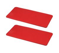 sourcing map 2Pcs Felt Base Shaper, 12 x 6 Inch Rectangle Handbag Bottom Shaper Pad Bag Liner Board Insert Arc Corner for Purse Tote Crossbody Bag Backpack, Red