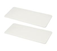 sourcing map 2Pcs Felt Base Shaper, 13 x 6 Inch Rectangle Handbag Bottom Shaper Pad Bag Liner Board Insert Arc Corner for Purse Tote Crossbody Bag Backpack, White