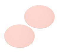 sourcing map 2Pcs Felt Base Shaper, 9.8 Inch Round Bag Bottom Shaper Pad Bag Cushion Base Purse Liner Board Insert Arc Corner for Handbags Tote Crossbody Bag Backpack, Pink