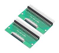 sourcing map 2pcs FFC FPC Connector Board 45 Pins 0.5mm Socket to 2.54mm Double Row Right Angle Pin Header Strip Adapter, PCB Converter Board for DVD TV/Digital Cameras/Laptops